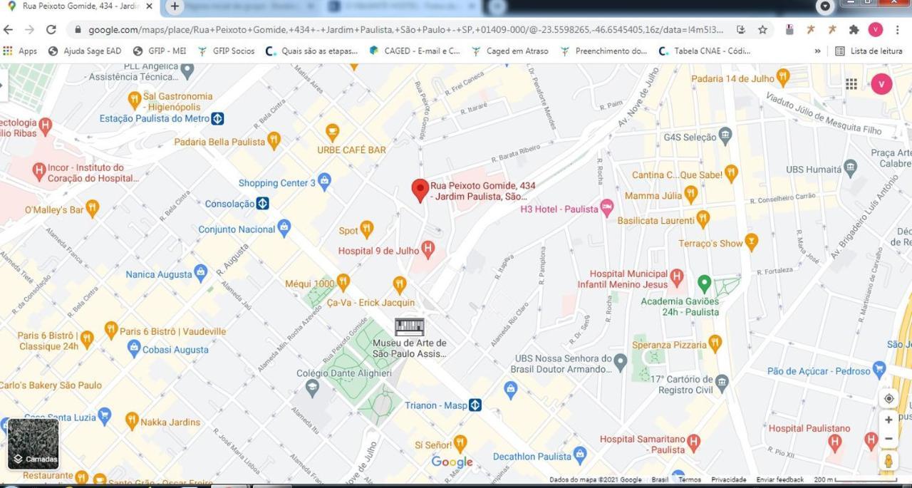 نزل ساو باولوفي O Viajante Av Paulista المظهر الخارجي الصورة